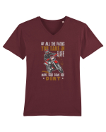 Dirt bike Tricou mânecă scurtă guler V Bărbat Presenter