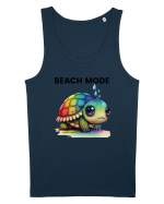 Broasca testoasa pictata in acuarela cu mesajul  Beach Mode Maiou Bărbat Runs