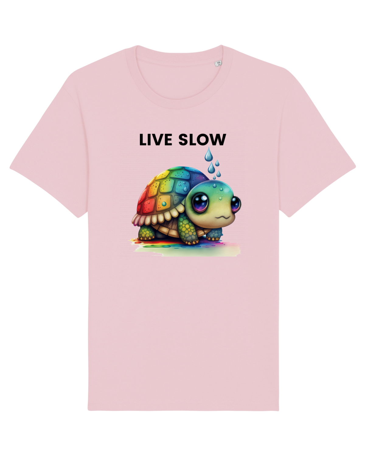 Tricou mânecă scurtă Unisex Rocker Cotton Pink