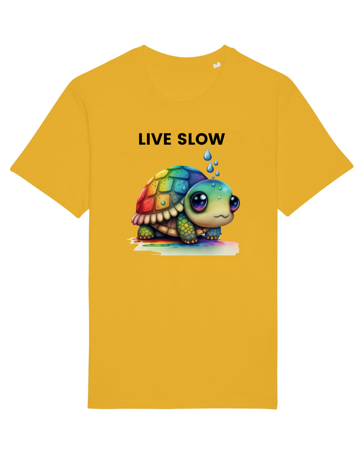 Tricou mânecă scurtă Unisex Rocker Spectra Yellow