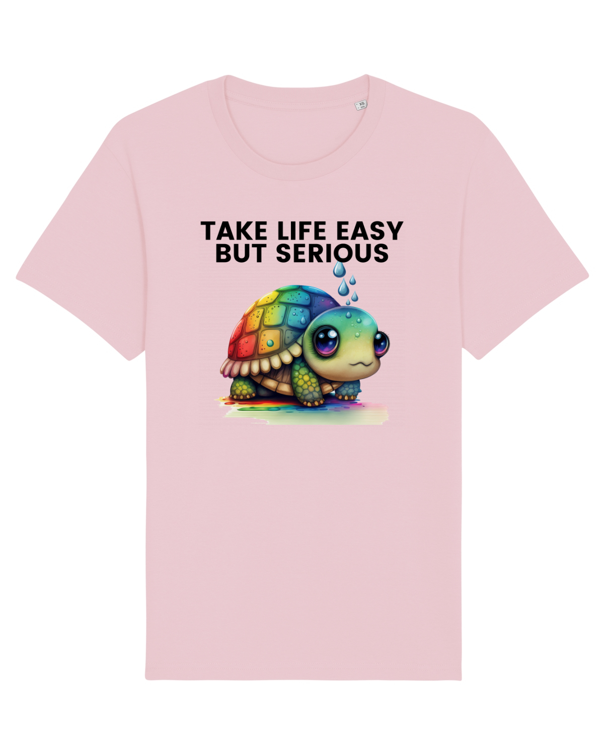 Tricou mânecă scurtă Unisex Rocker Cotton Pink