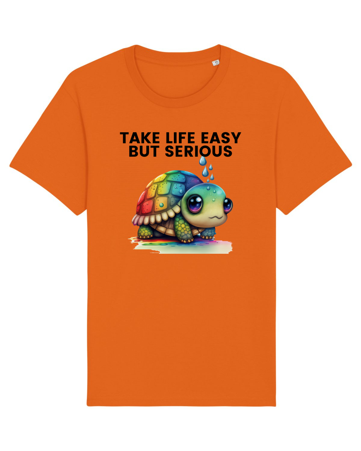 Tricou mânecă scurtă Unisex Rocker Bright Orange
