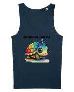 Broasca testoasa pictata in acuarela cu mesajul Jogging Turtle Maiou Bărbat Runs