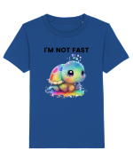 Broasca testoasa pictata in acuarela cu mesajul I'm not fast Tricou mânecă scurtă  Copii Mini Creator