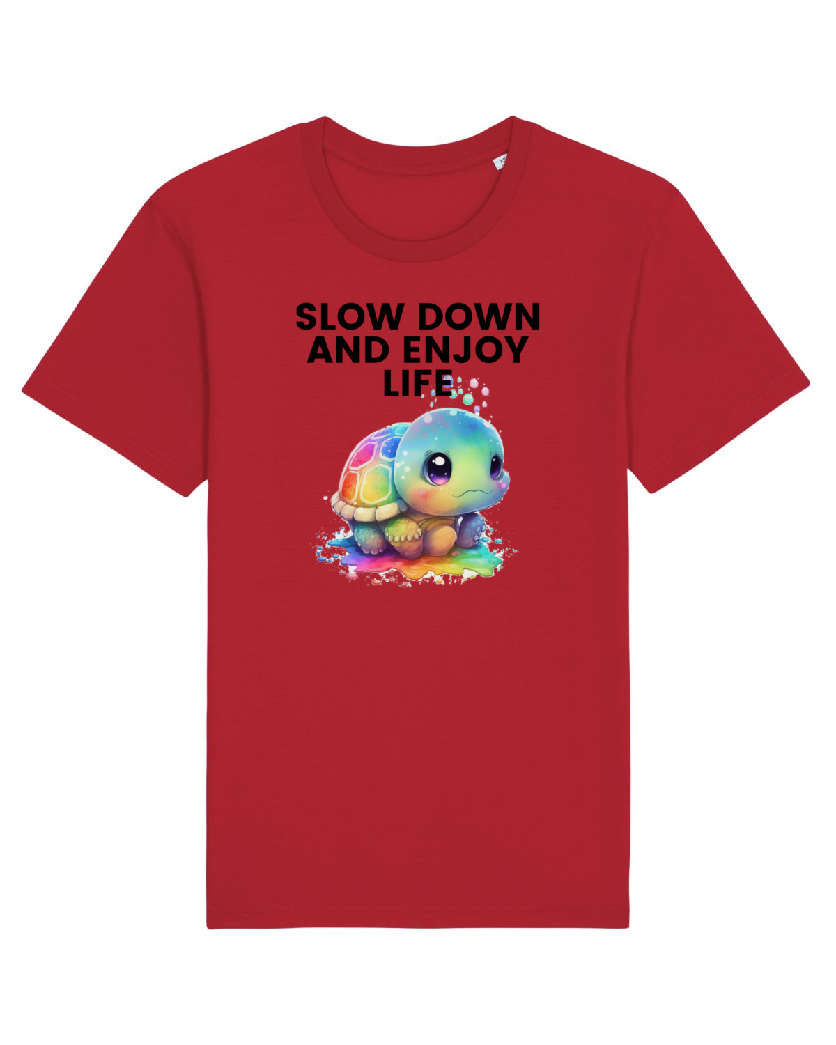 Tricou mânecă scurtă Unisex Rocker Red