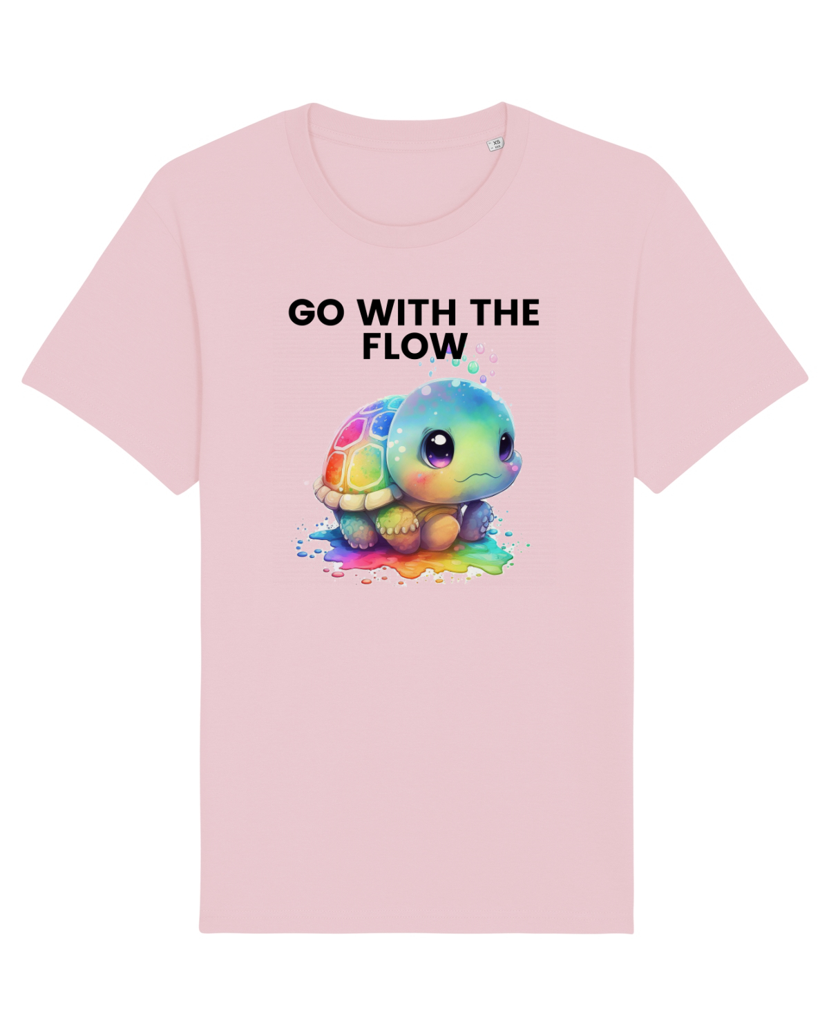Tricou mânecă scurtă Unisex Rocker Cotton Pink