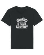 Steel cowboy Tricou mânecă scurtă Unisex Rocker