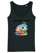 Broasca testoasa pictata in acuarela cu mesajul Jogging Turtle Maiou Damă Dreamer