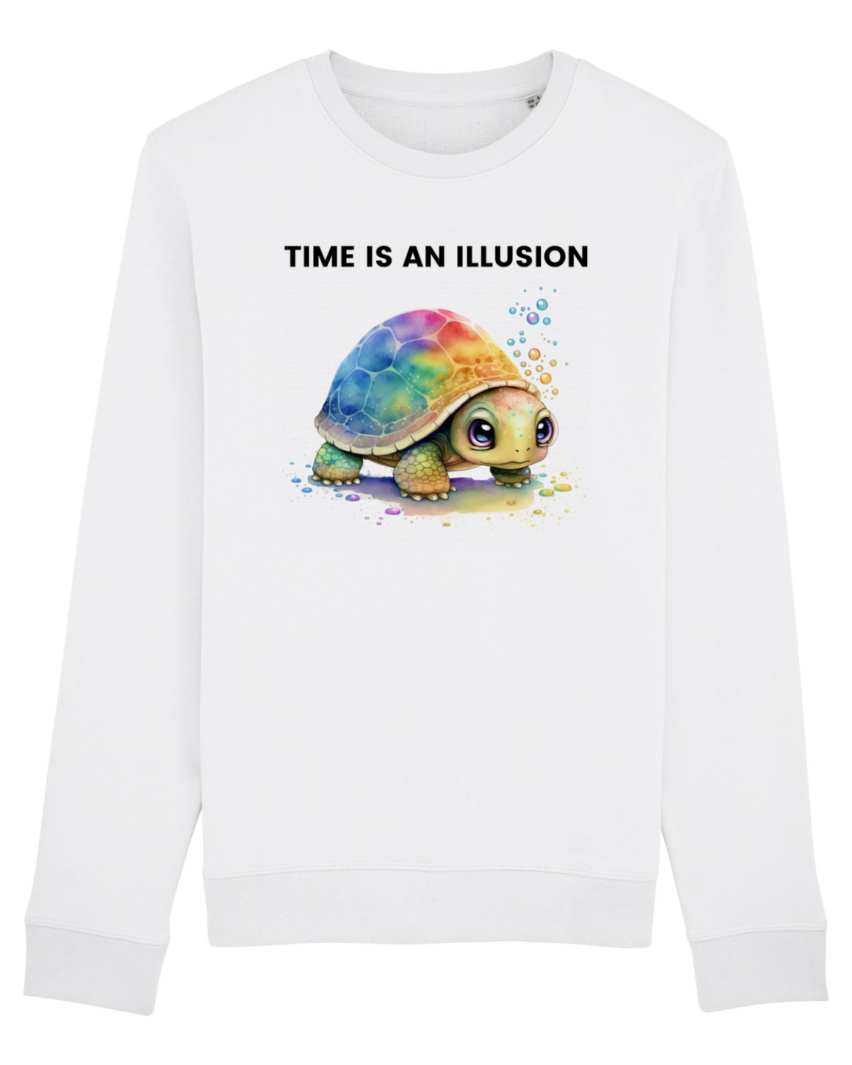 Bluză mânecă lungă Unisex Rise White
