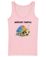 Broasca testoasa pictata in acuarela cu mesajul  Masor Timpul Maiou Damă Dreamer