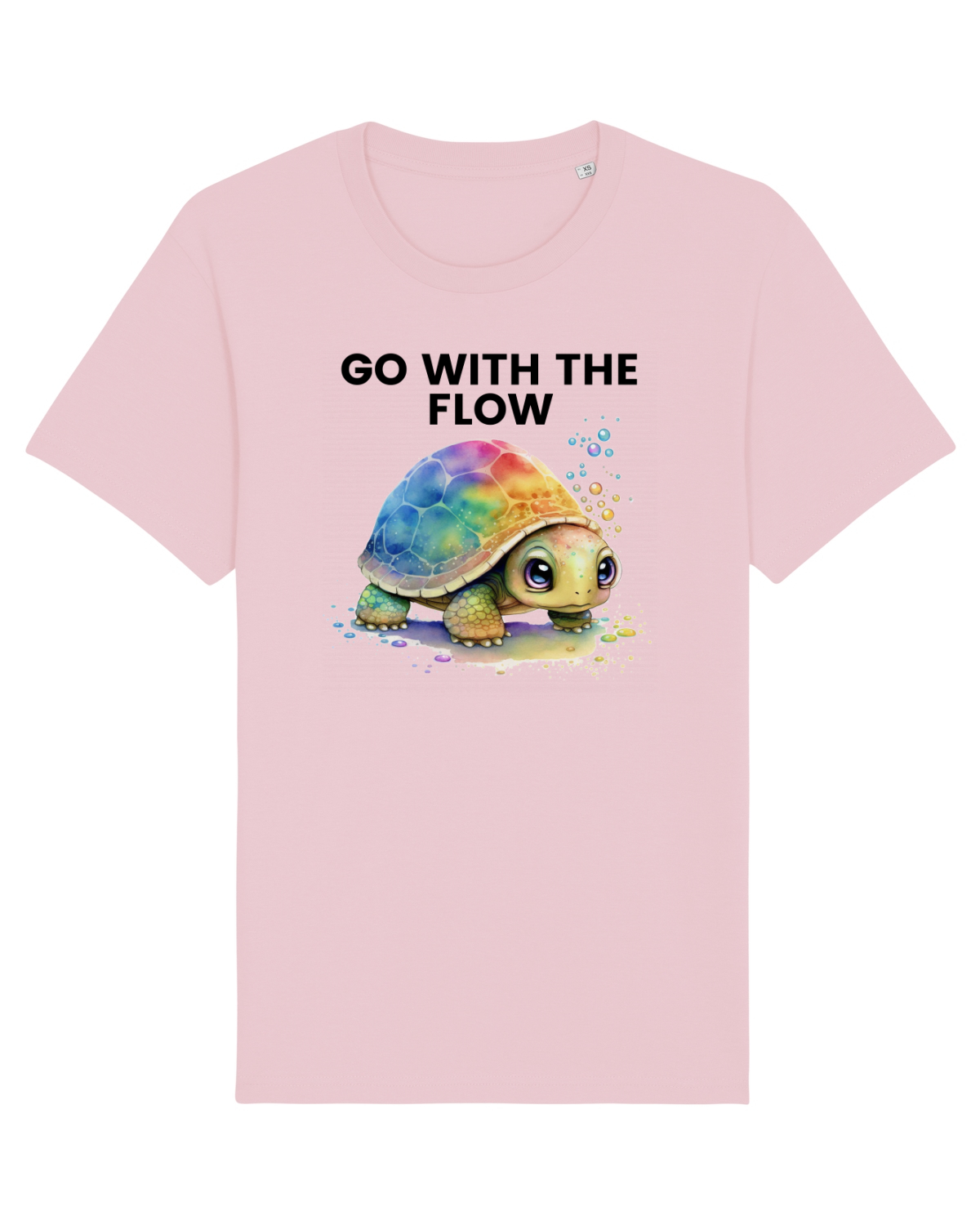 Tricou mânecă scurtă Unisex Rocker Cotton Pink