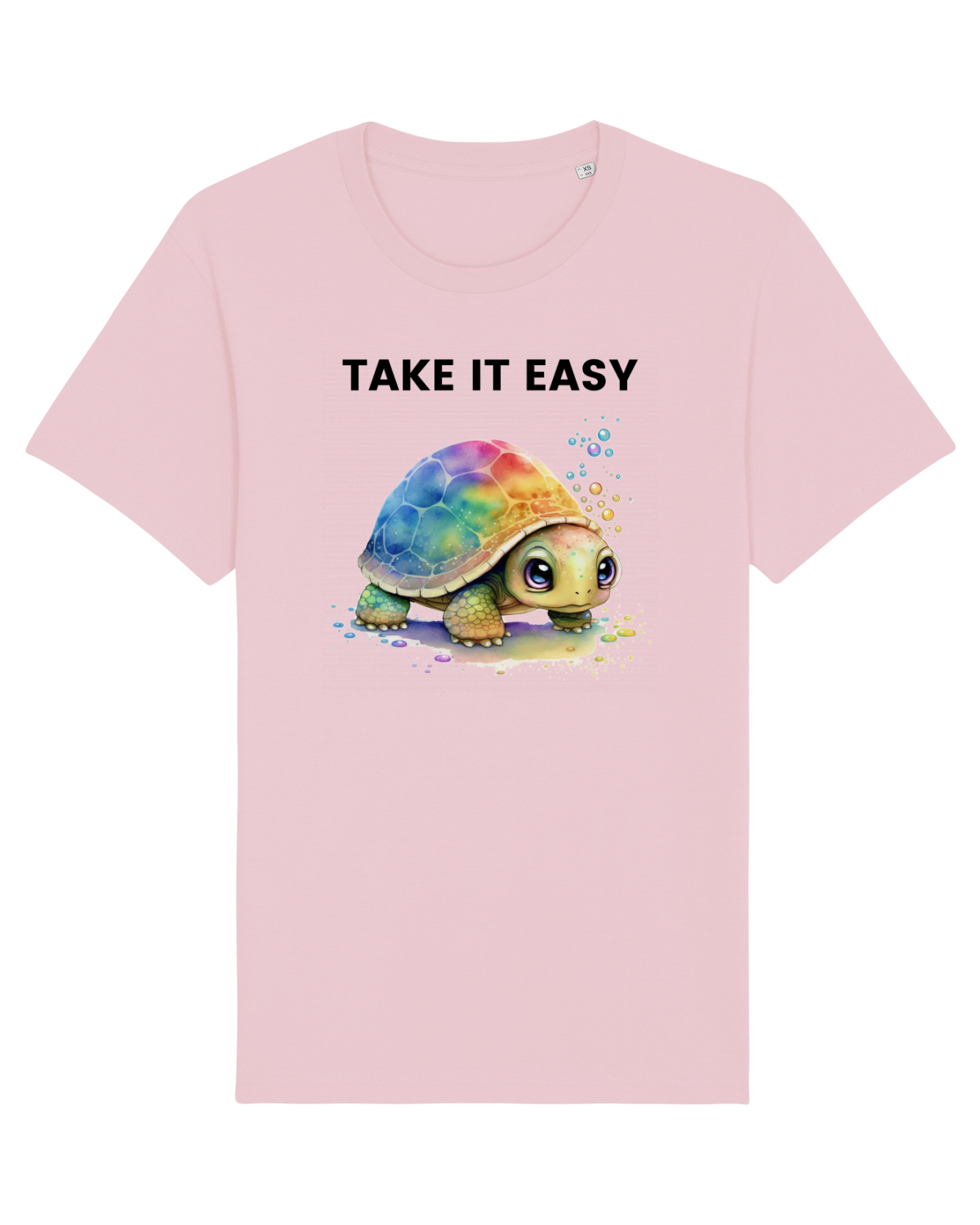 Tricou mânecă scurtă Unisex Rocker Cotton Pink