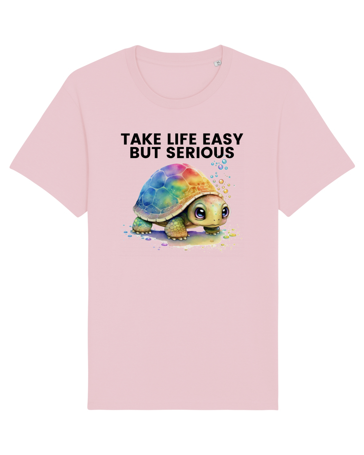 Tricou mânecă scurtă Unisex Rocker Cotton Pink
