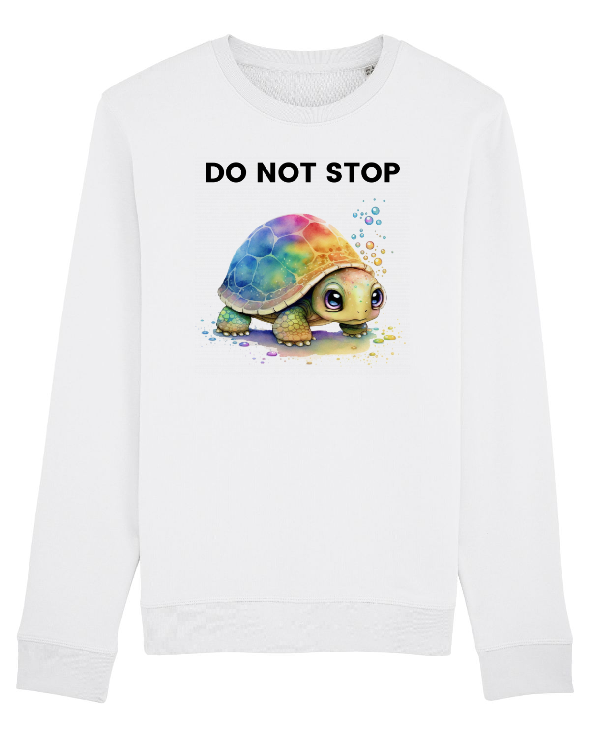Bluză mânecă lungă Unisex Rise White