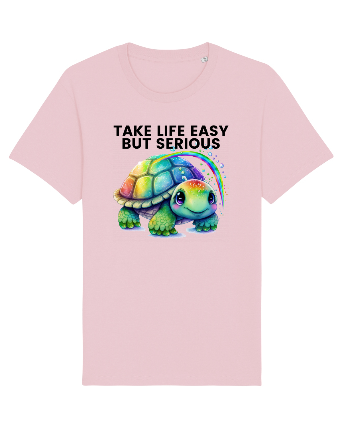 Tricou mânecă scurtă Unisex Rocker Cotton Pink