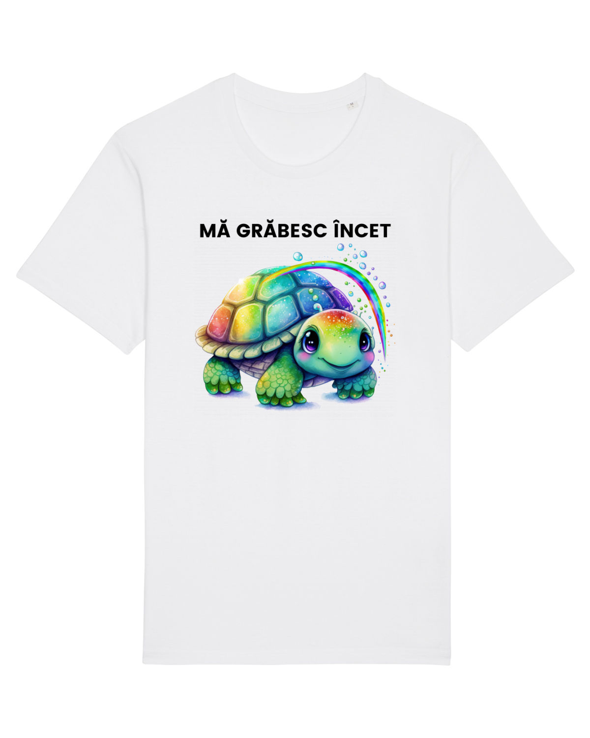 Tricou mânecă scurtă Unisex Rocker White