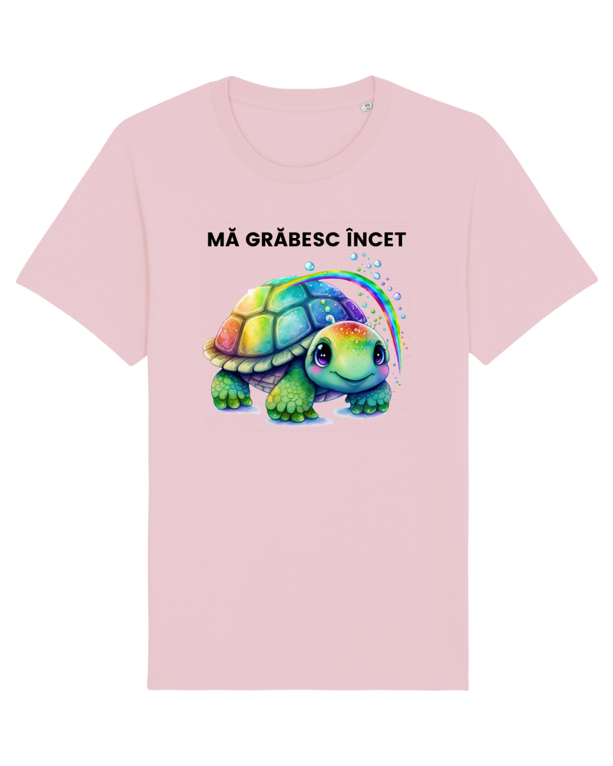 Tricou mânecă scurtă Unisex Rocker Cotton Pink