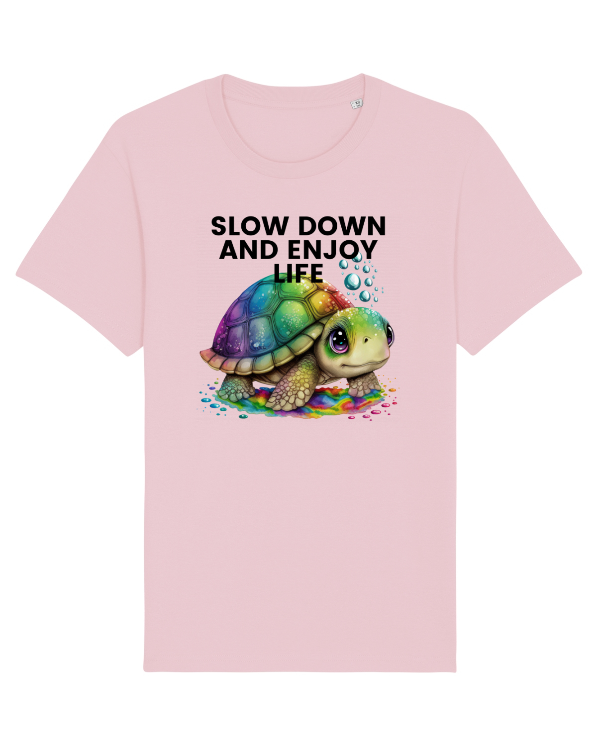 Tricou mânecă scurtă Unisex Rocker Cotton Pink