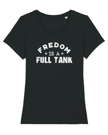 Freedom is a full tank. Black