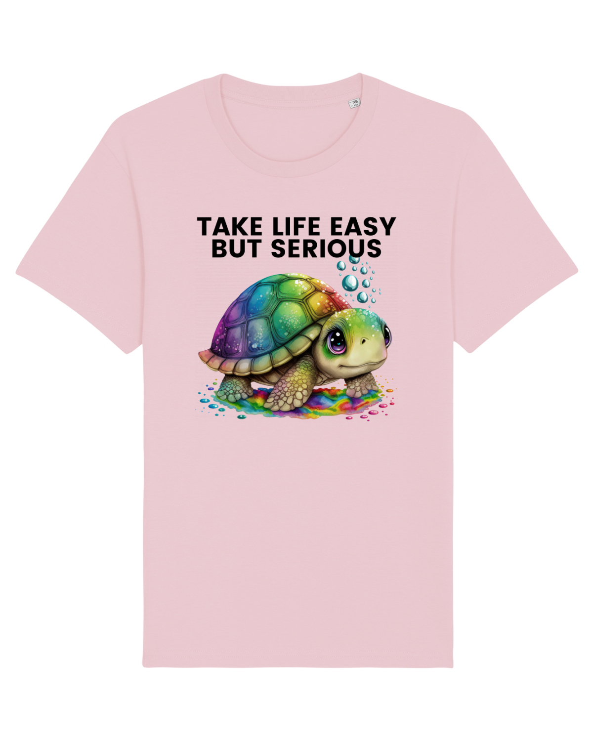 Tricou mânecă scurtă Unisex Rocker Cotton Pink