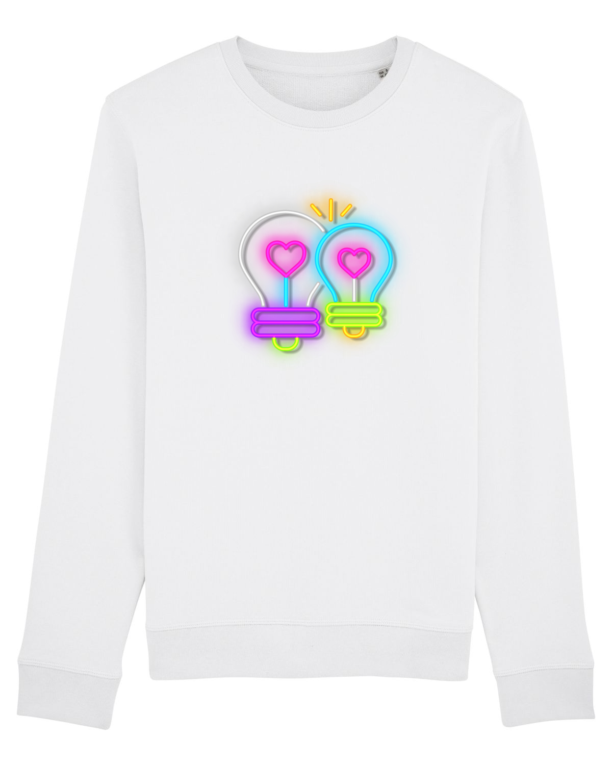 Bluză mânecă lungă Unisex Rise White