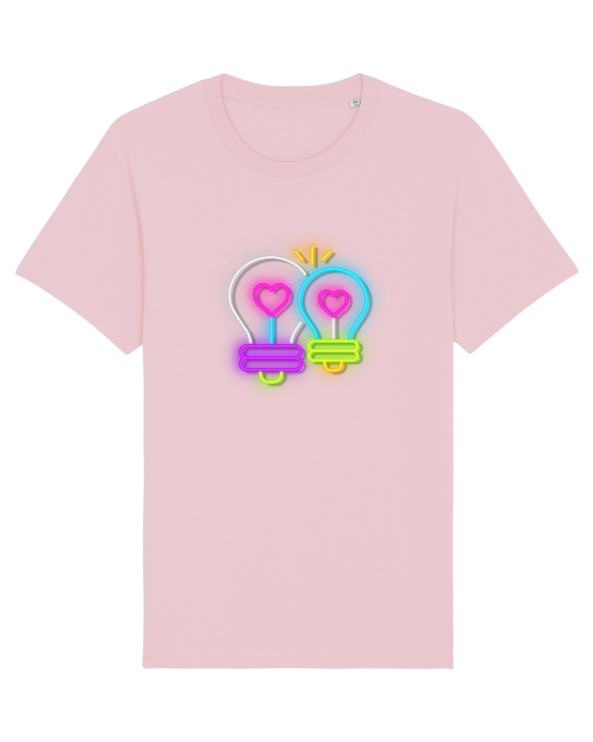 Tricou mânecă scurtă Unisex Rocker Cotton Pink