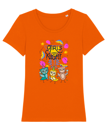 owl night Bright Orange