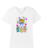 owl night Tricou mânecă scurtă guler V Bărbat Presenter