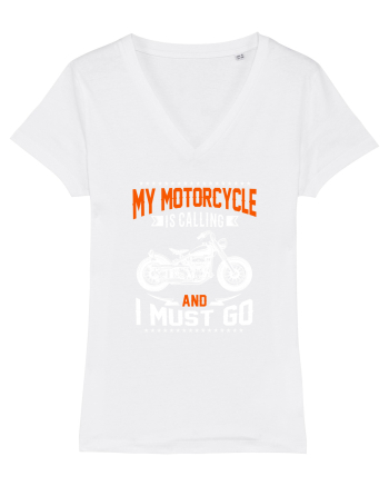 My Motorcycle is calling White