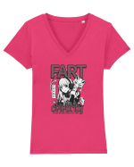 Fart Celebrity Champ Tricou mânecă scurtă guler V Damă Evoker