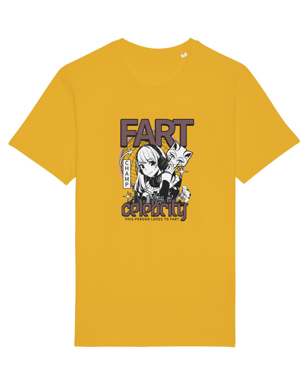 Tricou mânecă scurtă Unisex Rocker Spectra Yellow