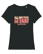 All You Need Is Fart And Coffee Tricou mânecă scurtă guler larg fitted Damă Expresser