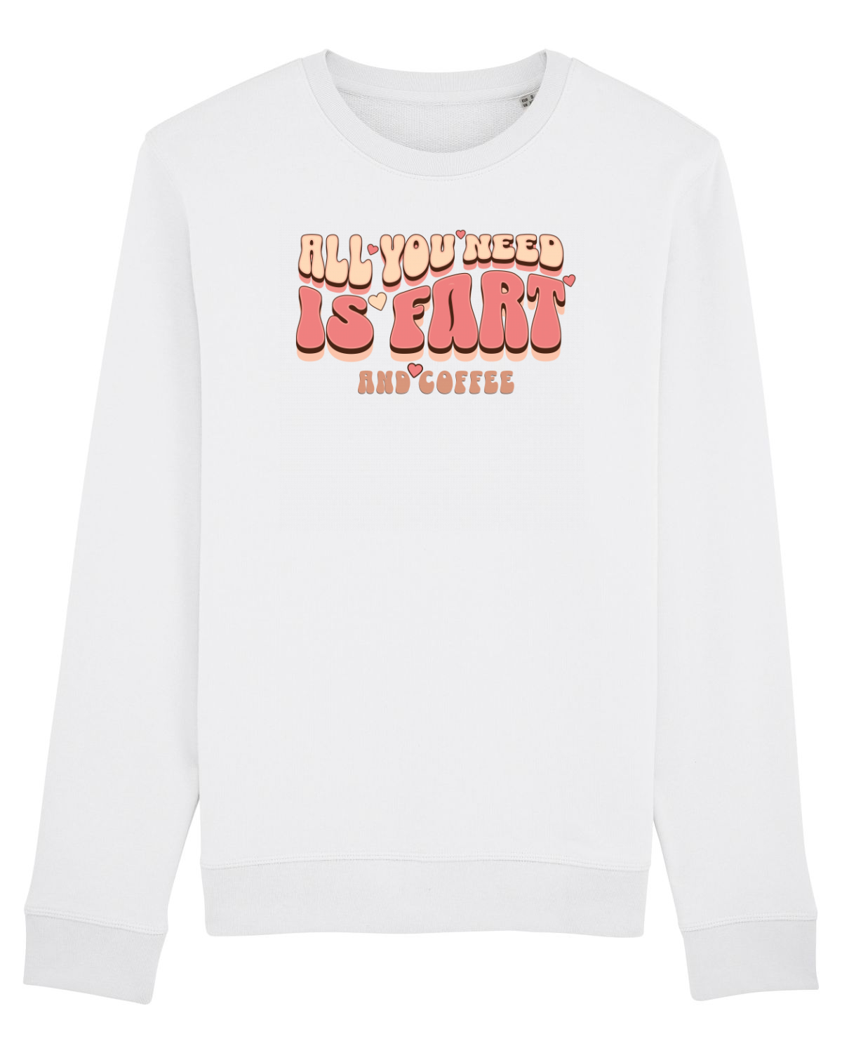 Bluză mânecă lungă Unisex Rise White