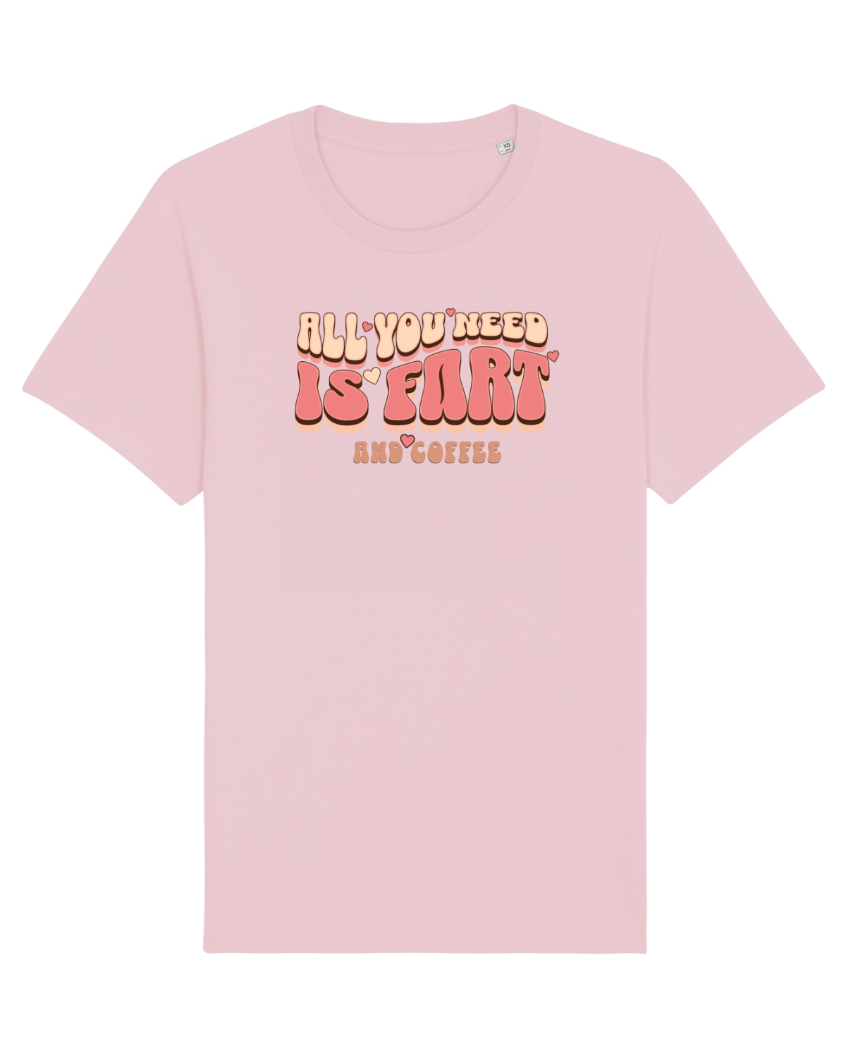 Tricou mânecă scurtă Unisex Rocker Cotton Pink