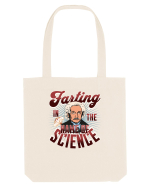 Einstein Farting In The Name Of Science Sacoșă textilă