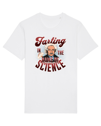 Einstein Farting In The Name Of Science White