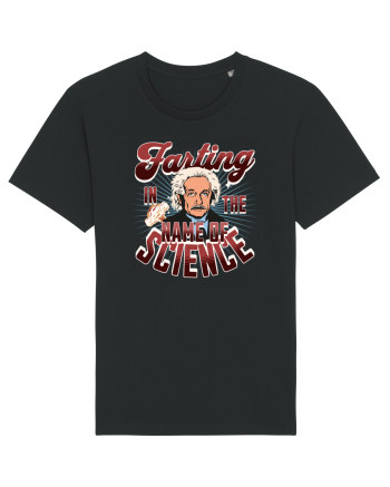 Einstein Farting In The Name Of Science Black