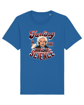 Einstein Farting In The Name Of Science Royal Blue