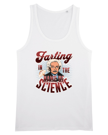 Einstein Farting In The Name Of Science White
