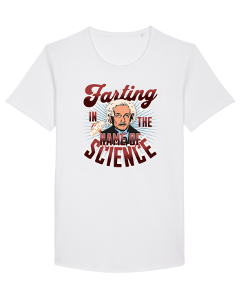 Einstein Farting In The Name Of Science White