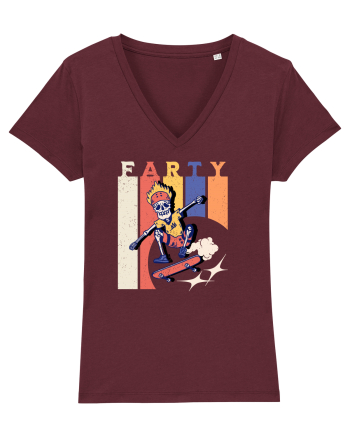 Farty - Skateboarding Burgundy