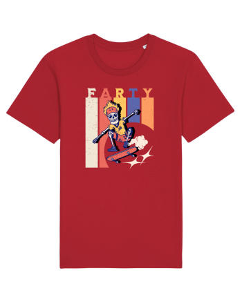 Farty - Skateboarding Red