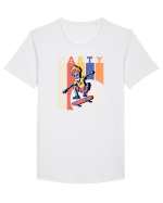 Farty - Skateboarding Tricou mânecă scurtă guler larg Bărbat Skater