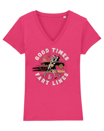 Good Times Fart Lines - Farting Couple Raspberry