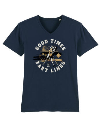 Good Times Fart Lines - Farting Couple French Navy