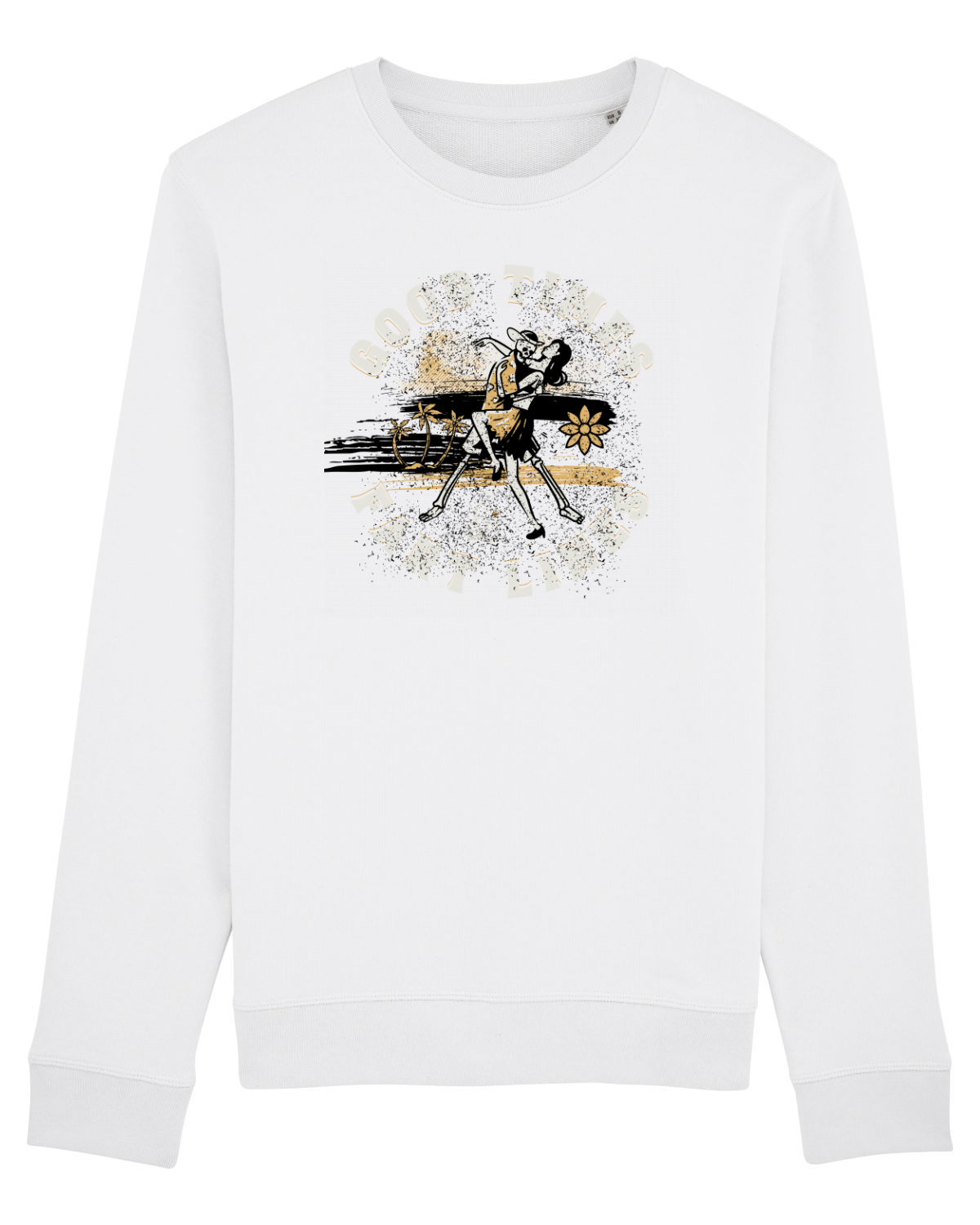 Bluză mânecă lungă Unisex Rise White