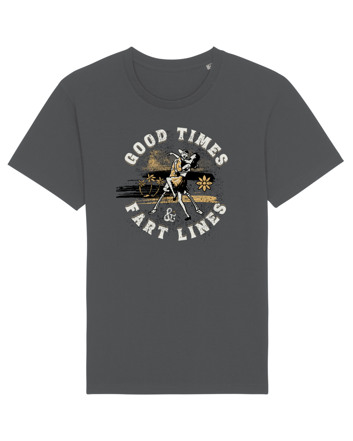 Tricou mânecă scurtă Unisex Rocker Anthracite
