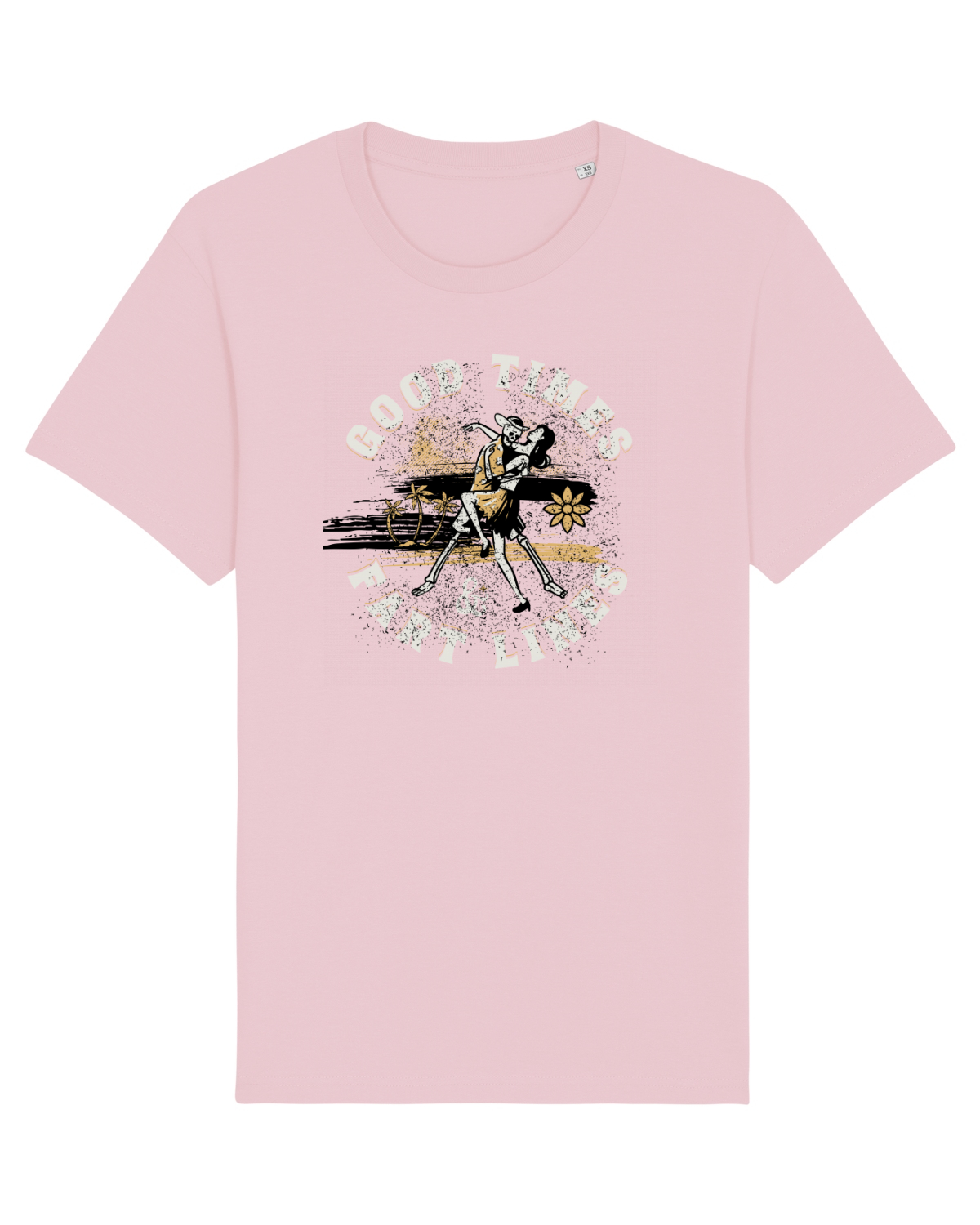 Tricou mânecă scurtă Unisex Rocker Cotton Pink
