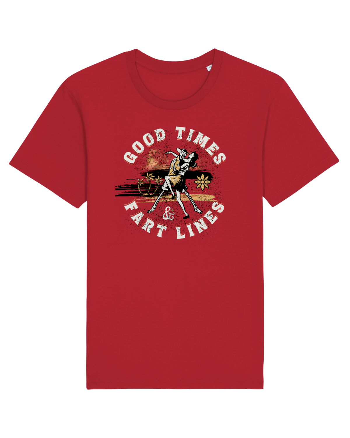 Tricou mânecă scurtă Unisex Rocker Red