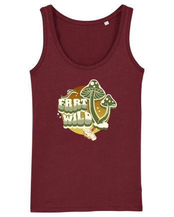 I Fart Wild Mushrooms Burgundy